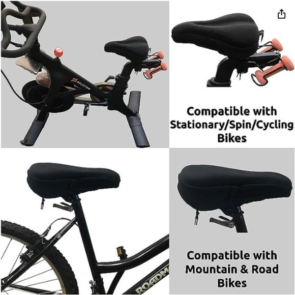 Temple Tape Ultra Gel Bike Seat Cushion - Picture 5 of 6